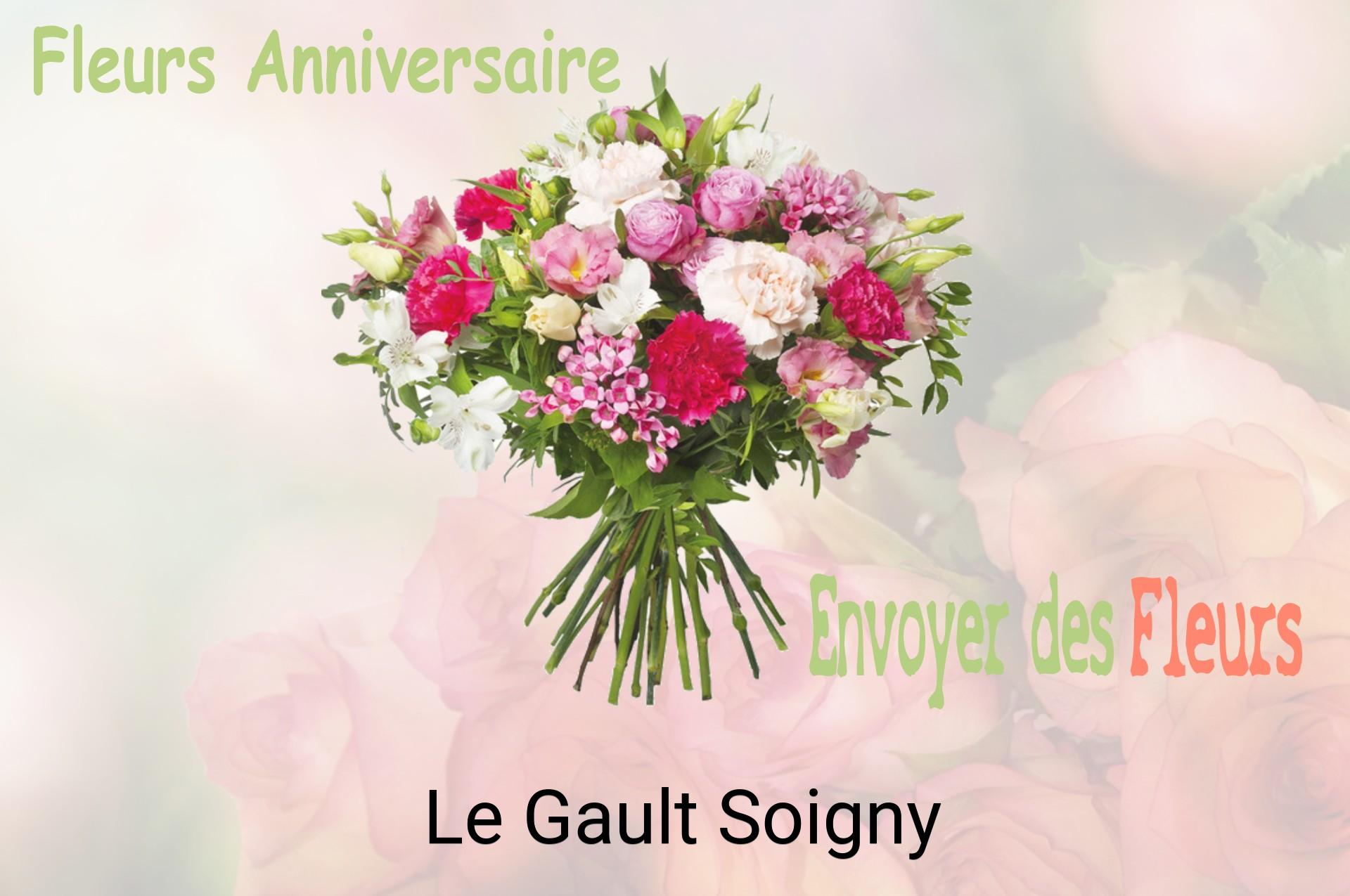Bouquet de fleurs d’anniversaire livré à Le Gault-Soigny